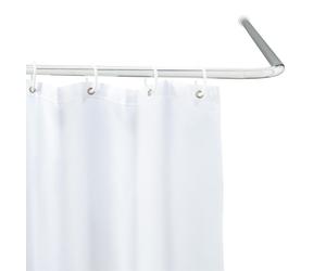 WENKO équerre barres universelles chrome ø 20 mm baignoire douche rideau coins salle de bain