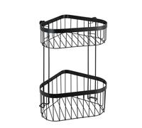 WENKO Étagère d'angle 2 étages Classic Salle de bains Étagère douche Rangement