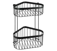 WENKO Étagère d'angle 2 étages Classic Salle de bains Étagère douche Rangement