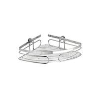 WENKO Etagère d'angle Premium Acier INOX Brillant
