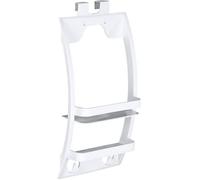 Wenko Étagère de douche universelle 8409100 en plastique 53,5 x 26 x 13 cm Blanc