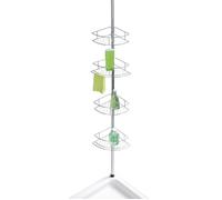 Wenko - Etagère de douche extensible Dolcedo - L. 31 x H. 65/275 cm - Argent