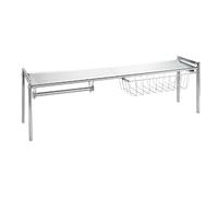 Wenko étagère d'évier simple - Métal chromé 93 cm