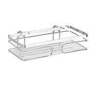 WENKO Étagère murale Suspension de cuisine Corbeille de salle de bain Acier inoxydable Premium Accessoires de salle de bain