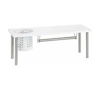 Wenko, Étagère, Étagère de cuisine Blanco (55 x 18 x 21 cm)