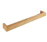 WENKO Étagère Murale 60cm Bambusa | Accessoire Salle de Bain | Bambou de qualité supérieure certifé FSC® | Support de Rangement pour ustensiles de Salle de Bain | Fixation Incluse | 60x9x5cm | Bois