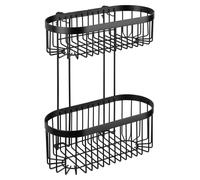 WENKO Étagère murale Cuisines suspendues 2 étages Classic Plus noir Rangement Support