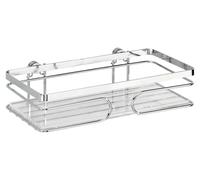 WENKO Étagère murale Suspension de cuisine Corbeille de salle de bain Acier inoxydable Premium Accessoires de salle de bain