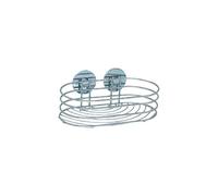 WENKO Étagère murale Turbo-Loc 18775100 – Corbeille de douche chromée sans percer