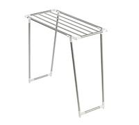 Wenko Séchoir à linge Profi Single – étroit en acier inox pour balcon et baignoire, 5,5 m