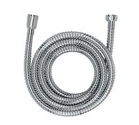 WENKO WENKO Flexible de douche EDS 200 cm argent brillant KTW laiton Flexible de douche Quantité:1