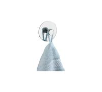WENKO Turbo-Loc® crochet mural - fixer sans percer, Acier, 6 x 6 cm, Chromé