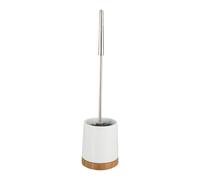 WENKO Garniture WC Brosses WC Support BAMBOO Céramique Salle de bains Bambou Hôtes