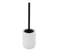 WENKO Garniture WC en céramique WC Porte-brosse WC Salle de bains Belluno blanc