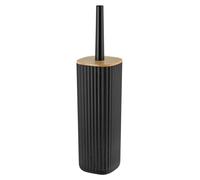 WENKO Garniture WC Rotello noir WC nettoyage porte-brosse