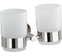 WENKO Gobelet à dents Acier inoxydable Porte-brosse Accessoires de salle de bain BOSIO