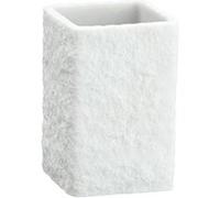 Wenko - Gobelet de salle de bain design pierre Villata - Blanc - Villata Blanc G