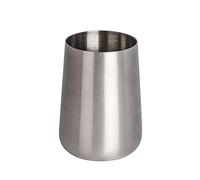 Gobelet Salle De Bain, Porte Brosse à Dent, Solid, Acier Inox, 8x10 Cm, Mat - Wenko