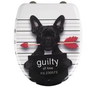 Wenko Guilty Dog abattant de wc à descente amortie 22405100