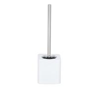 WENKO Hexa Brosse WC, Céramique Blanc, 12 x 12 x 39,5 cm