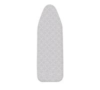 WENKO Housse de table à repasser Alu M/L, housse de planche à repasser appropriée pour le repassage à la vapeur, housse en coton de qualité supérieure, label Öko-Tex Standard, 128 x 44 cm max