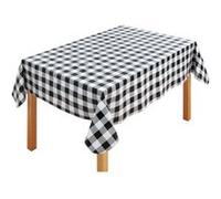 Wenko - Housse de table Vichy - Gris - 180x140 cm Gris G
