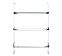 WENKO Porte serviette salle de bain Irpinia Porte serviette mural sans perçage à suspendre Acier 54 5x77 5x21 5 cm chromé