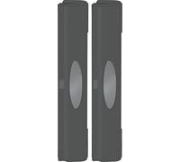 WENKO Lot de 2 distributeurs de Film Alimentaire Perfect Cutter | Distributeur Papier alu | Lame Acier INOX |coupe nette et précise | rouleaux jusqu'à 33cm |Plastique| 38x5,2x6,7 cm | Anthracite