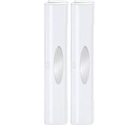 WENKO Lot de 2 distributeurs de Film Alimentaire Perfect Cutter | Distributeur Papier Aluminium | Lame Acier INOX | Coupe Nette et précise | Rouleaux jusqu'à33cm | Plastique| 38x5,2x6,7 cm | Blanc