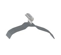 WENKO Lot de 20 Cintres ALESSIA pour Dressing et Penderie Cintres Gain de Place Extra Fin (5mm) en Métal Revêtement Antidérapant