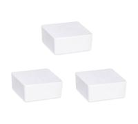 WENKO Lot de 3 recharges humidificateurs Cube 1000g | Bloc granulé | Réduit Les moisissures et Les odeurs | Pièce jusqu'à 80m² | Effet instantané jusqu'à 3 Mois | 12x5x12cm | Blanc