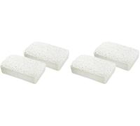 WENKO Lot de 4 recharges de 2kg pour absorbeur d'humidité | Recharges pour déshumidificateur | 2 x 2 kg recharges de Chlorure de calcium | 20,5 x 7 x 12,5 cm | Blanc