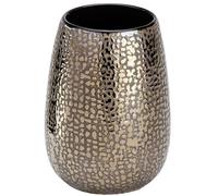 Wenko Gobelet Marrakesh céramique – Porte-brosse à dents, 8,3 x 11,4 x 8,3 cm, Marron