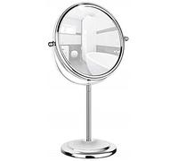WENKO Maximex Miroir cosmétique grossissant 7 Fois, Miroir de Maquillage réglable en continu, en Acier chromé, 20 x 31,5 x 12 cm, Surface du Miroir Ø 15 cm