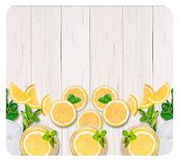Wenko Protège-plaque vitrocéramique Citrons 56 x 0,5 x 50 cm Jaune