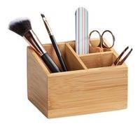 Organisateur à maquillage en bambou Terra - 3 Compartiments