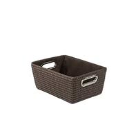 Wenko Panier de Rangement Marron/argenté Taille Unique