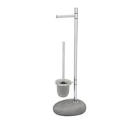Wenko Pebble Stone porte-papier toilette avec brosse wc || 19494100