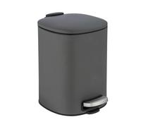 Wenko Alassio poubelle 5 l gris 24780100