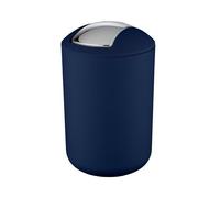 Wenko Poubelle Brasil – 6,5 L – couvercle basculant – bleu – Ø 19,5 x 31 cm