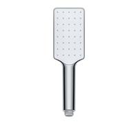 WENKO Pomme de Douche Automatic Cleaning Chrome 58 x 235,5 mm Douchette à Main métallique Universelle anticalcaire, avec système de Nettoyage Automatique Chromé