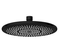 WENKO Pommeau de douche pluie WATERSAVING Ø22,5cm rond Pommeau de douche noir Wellness
