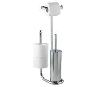 WENKO Porte-balais de toilettes sur pied Garniture de WC Porte-rouleaux de rechange UNIVERSALO Chrome