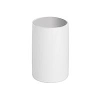 WENKO Porte Brosse à Dents, gobelet Salle de Bain Polaris, Blanc, Céramique, ø7,5 x 11 cm