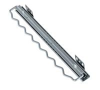 WENKO Porte cintres pour penderie - pour un maximum de 8 chemises, Métal chromé, 3 x 6 x 35.5-58.5 cm, Argent brillant