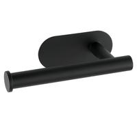 WENKO Porte-rouleau de papier toilette en acier inoxydable OREA Salle de bain WC Mur sans percer