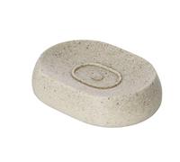 WENKO Porte-Savon Puro - Porte Savon, Polyrésine, 12.5 x 3.1 x 8.9 cm, Beige