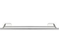 WENKO Porte-serviettes 60cm OREA DUO sans percer Serviette de bain barre en acier inox douche