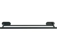 WENKO Porte-serviettes Barre 60cm OREA DUO sans percer Acier inoxydable Salle de bain Linge de douche
