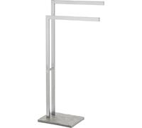 WENKO Porte-serviettes Barre indépendante en acier inoxydable GRANIT Salle de bains WC invités